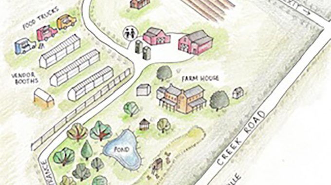 Homestead Market on Creek Vendor Map